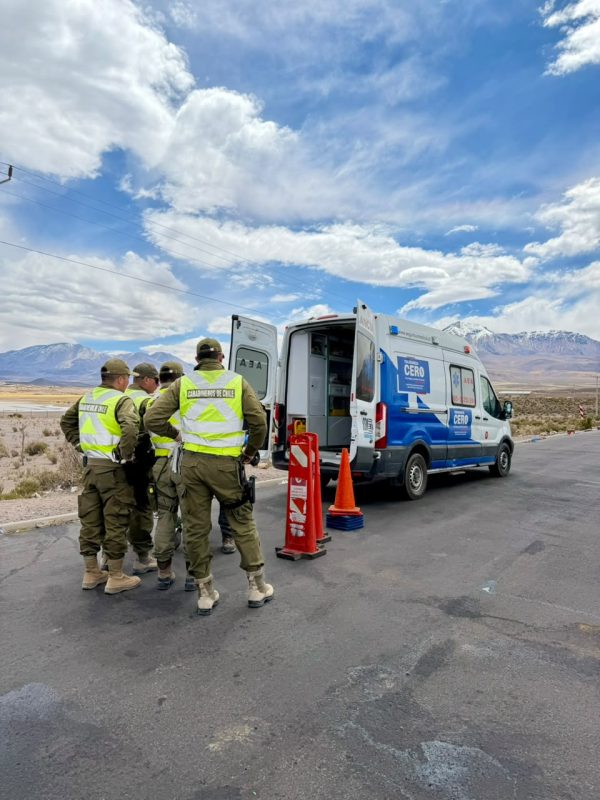 SENDA Tarapacá y Carabineros realizan operativo Tolerancia Cero en Colchane